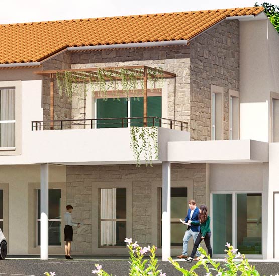 Delt Architecture Conception Réalisation Pôle Médical centre village Beaulieu Hérault